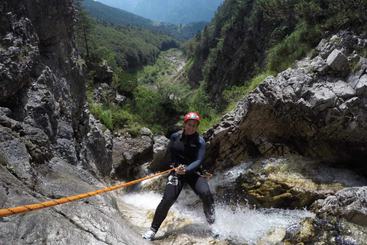Canyoning in Soča river