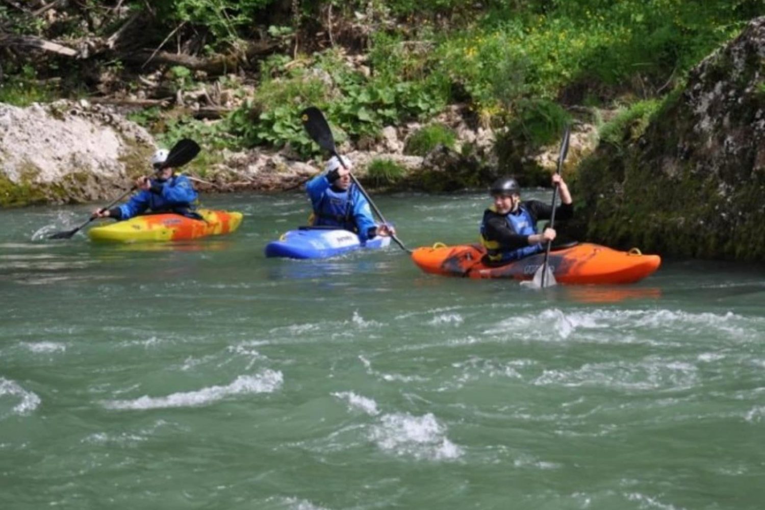 Kayaking on sava river