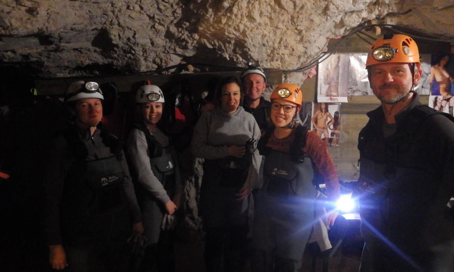 Explore the caves in Slovenia