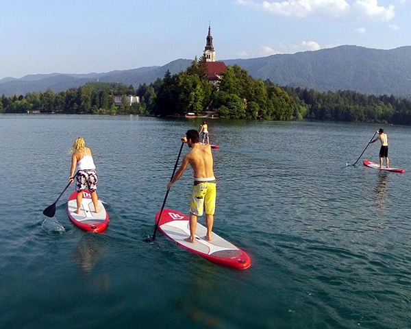 Rent a sup in Bled Slovenia