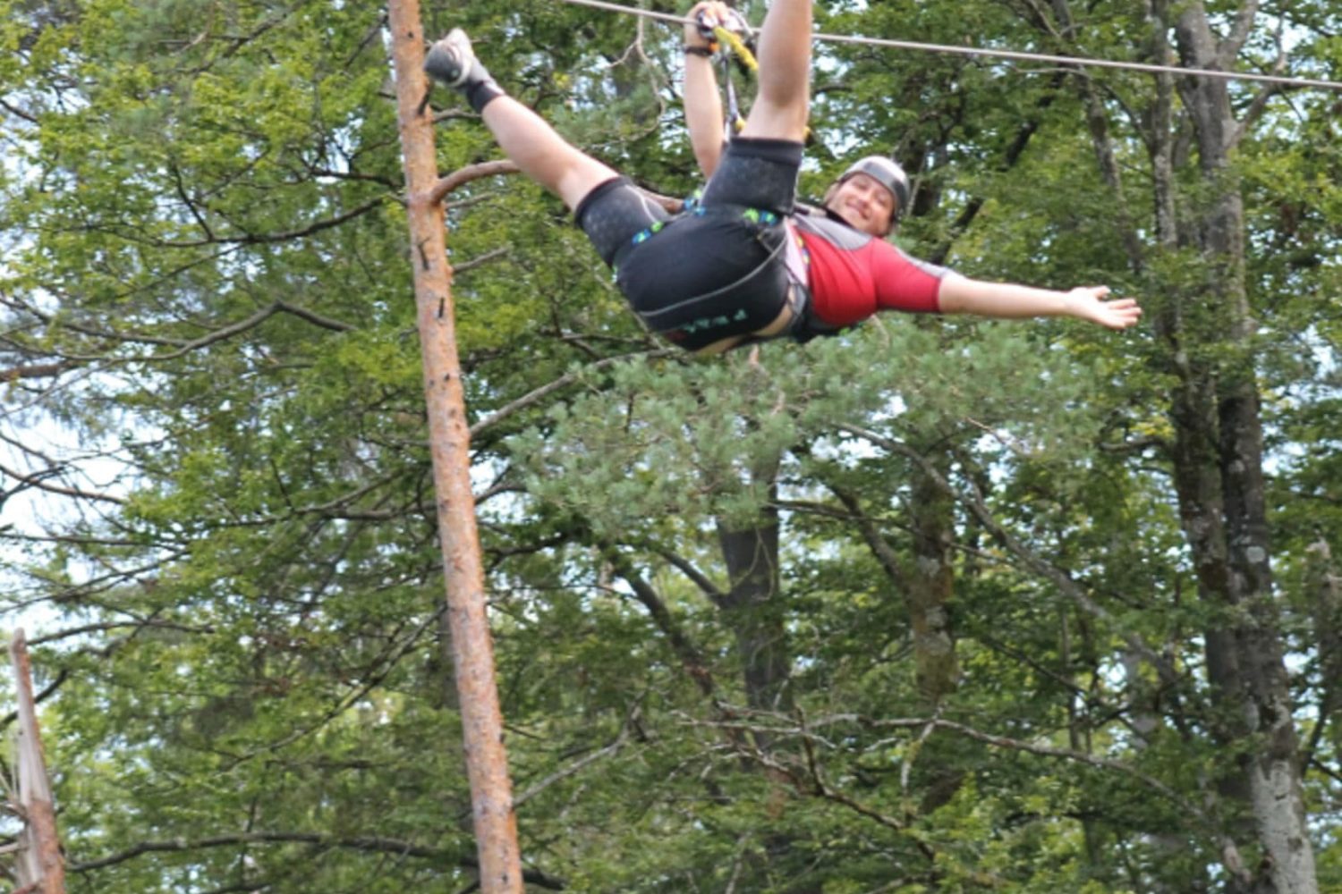 Zipline around lake bled